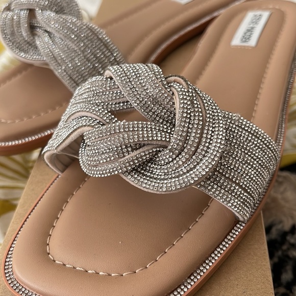 Steve Madden rhinestone sandals - Picture 2 of 5